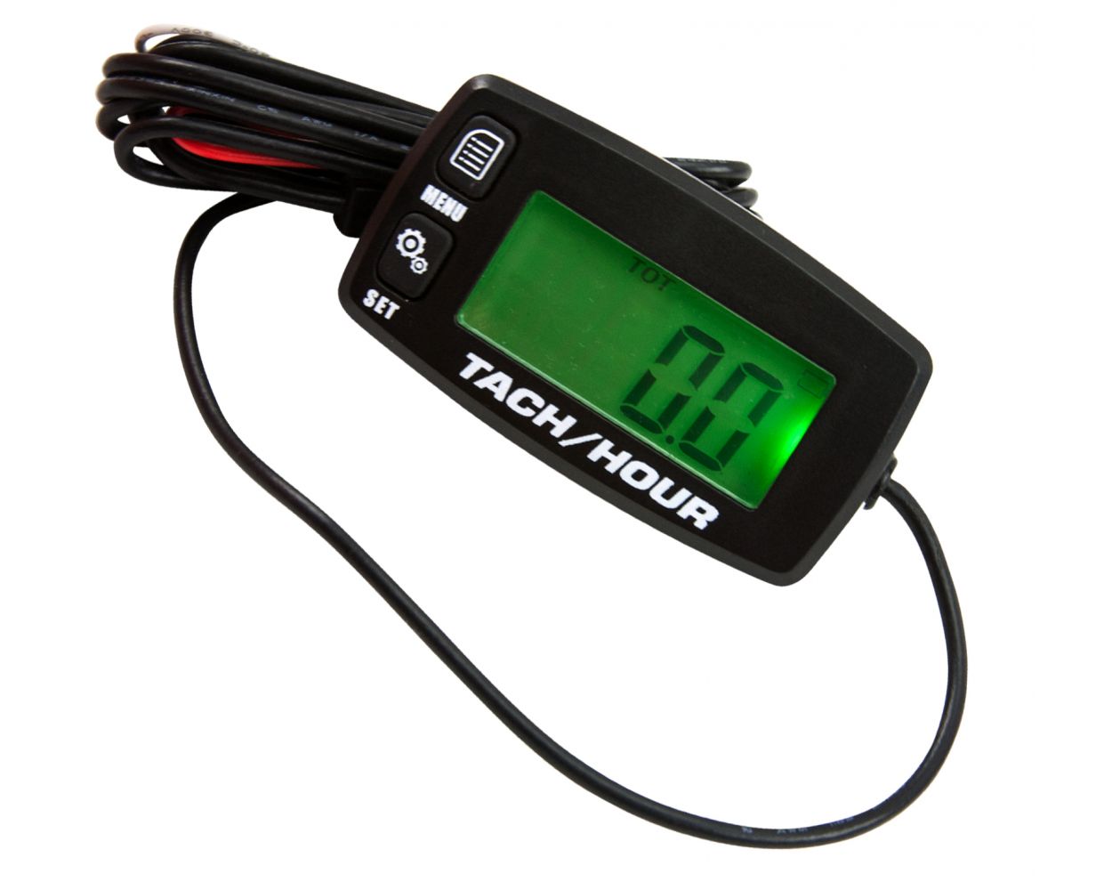 New Back Lit LCD Tach Service Job Timers w/ Replaceable Battery Hour Meter