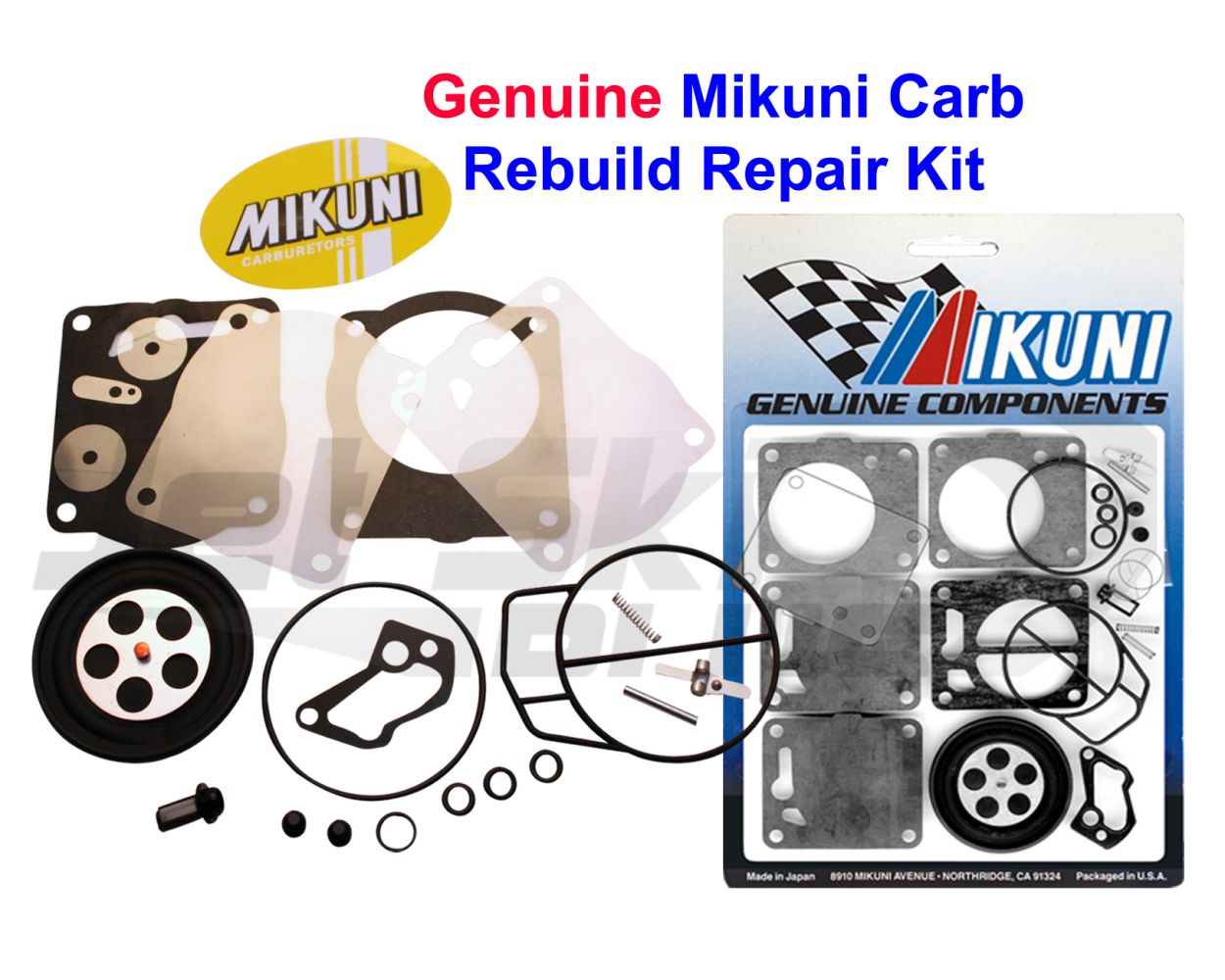Mikuni Carburetor Rebuild Gasket Kit 38 & 44/46 Super BN & High Performance P152