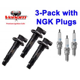 3 PACK For SeaDoo Ignition Coil Stick GTX RXT RXP GTI GTS WAKE 4-TEC 4TEC 
